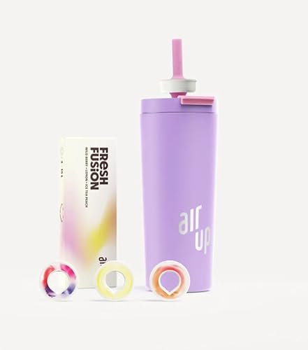 air de Tumbler Lilac - Borraccia viola, borraccia da 700 ml, con 3 capsule profumate Generic