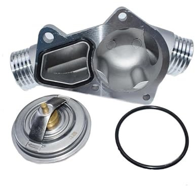 CTAB Brida de tubería de agua de refrigeración, cubierta de la carcasa del termostato con junta n.° 11531722531 for BMW E36, E34, 320i, 323i, 325i, 328i, 520i y 525i