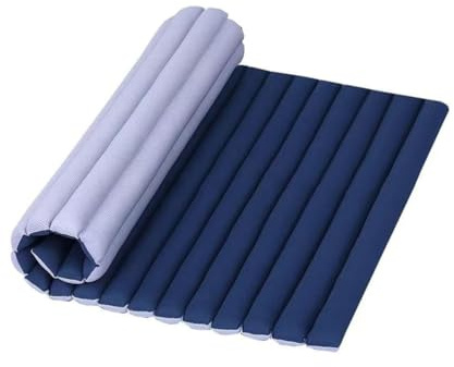 Generisch 4 cm Dicke Anti-Dekubitus-Matratze Für Die Patientenversorgung, Wechseldruckmatratze, Atmungsaktive Krankenhausbettmatratze, Für Pflegebett, Rollstuhl, Patientenbett,Marine,90×70cm