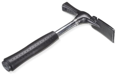 blizz-z Berliner Maurerhammer mit integriertem Nagelzug - Gewicht: 900 g | Stahlrohrstiel mit ergonomischem, rutschfestem Gummigriff - aus Präzisionsstahl - Made in Germany