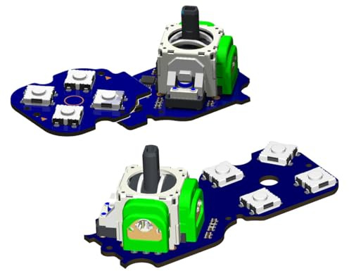 ElecGear TMR Joystick et 8x Micro-Interrupteurs Tactiles en Remplacement pour Victrix Pro BFG Manette, Module PCB pour Sticks Gauche et Droit avec D-Pad et Boutons Fonctionnels ABXY