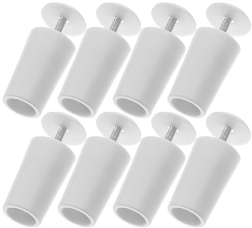 Gadpiparty Butée de Volet Roulant en Plastique Blanc Lot de 8 Pièces Surface Lisse et Robuste, Accessoires de Réparation pour Stores Intérieurs et Volets Roulants