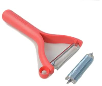 TUPPERWARE Schäler Universalschäler rot + Ersatzklinge für Universalschäler D119 17143