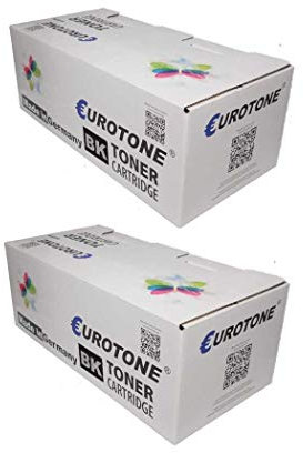 2X Eurotone Toner für Ricoh SP3500sp SP3500sf SP3510dn SP3500n SP3510sf ersetzt 407646 406990 SP3500XE Schwarz