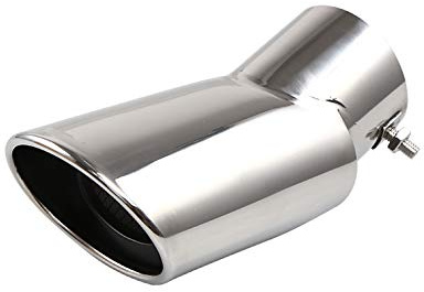 Momoap 1Pcs Car Stainless Steel Tailpipe Trims Exhaust Muffler Tail Pipe Tip for Honda CR-V 2011-2016