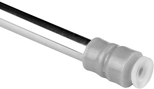 Bestlivings Klemmstange (Chrome) Schraubtechnik ausziehbar 80-120 cm, Gardinenstange zum Klemmen, für leichte Gardinen, kein Bohren und kein Kleben