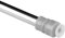 Bestlivings Klemmstange (Chrome) Schraubtechnik ausziehbar 80-120 cm, Gardinenstange zum Klemmen, für leichte Gardinen, kein Bohren und kein Kleben