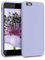 kwmobile Hülle kompatibel mit Apple iPhone 6 Plus / 6S Plus Hülle - Silikon Handy Case - Handyhülle weiche Oberfläche - kabelloses Laden - Pastell Lavendel