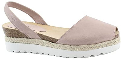 Ria Scarpe Donna Sandali minorchine Platform Corda Vegan Shoes 41