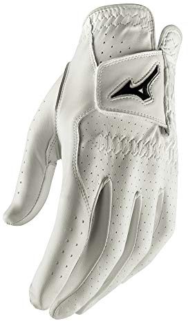 Mizuno 2020 Tour Golfhandschuh Weiß/Schwarz, Weiß/Schwarz, Große Kadette, Weiß/Schwarz, Große Kadette