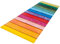 PETSOLA Küchenläufer Teppichläufer rutschfest waschbar Läufer Küchenteppich Teppich Schmutzfangmatte Eingangsmatte für Innen und außen - Regenbogen, 60 x 180 cm