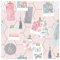 Fresco Pink Clip Frames Wallpaper - Paste The Paper - Pink & Multicoloured Wallpaper - Geometric Hexagonal Photo Clip Design - Feature or 4 Wall Design - Cover for Small Cracks