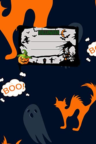 Halloween Notizbuch: DIN A5 Notiz Buch für den Halloween Fan mit 120 Seiten. Als Planer, Tagebuch, Info Heft, Logbuch für die Halloween Party zu ... Freak. Tolles Halloween Dekoration Geschenk.