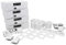 MC Power Flair - Juego de enchufes e interruptores para pared, 100 piezas, color blanco mate