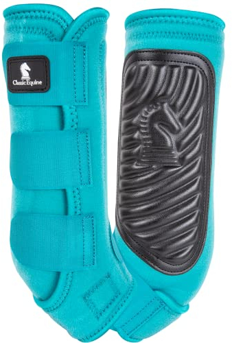 Classic Equine ClassicFit Sling Boots, Hind (Aqua, Large)
