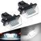 UPXSXT 2Pcs LED Éclairage de la plaque, d'immatriculation auto 12V 3528SMD 6500K Xénon Blanc Feux arrière pour Peugeot 206 207 306 307 308 5008 Citroen C3 C4 C5 Berlingo SAXO XSARA Picassor