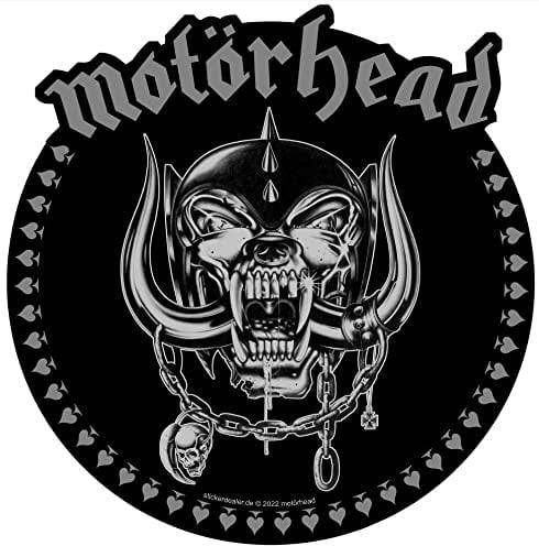 Motörhead Aufkleber Skull & Aces Sticker Lemmy ca.10x10 cm