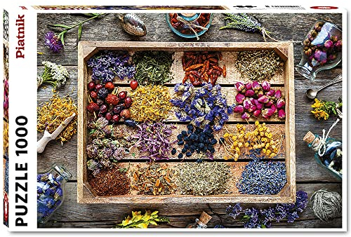 Piatnik 5560-Heilkräuter, 1000 Teile Puzzle