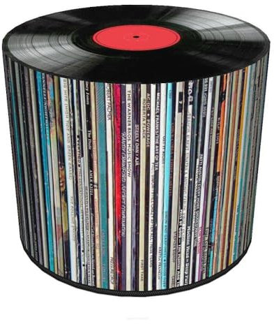 Bertoni Hocker Sitzhocker Pouf für Balkon & Garten Puff Codura Wetterfest 40 x 40 cm Garten Sitzsack Outdoor & Indoor Runder Sitzpouf mit abnehmbarem Bezug Waschbar Vinyl