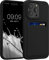 kwmobile Case Compatible with Apple iPhone 14 Pro Case - TPU Phone Cover with Credit Card Holder - Black
