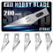 JTIEO 200 PCS Exacto Knife Replacement Blades #11 - High Carbon Steel Refills With Storage Case for Craft, Hobby, Scrapbooking, Stencil, Leather