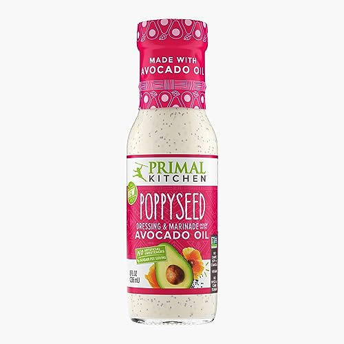 Primal Kitchen Poppyseed Avocado Oil Dressing, 8 Ounces