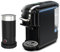 ASMEIR Cafetière Multi-Capsules, cafetière Chaude/Froide, Lait, café moulu à dosettes ESE, cafétéria, 19 Bars, 5 en 1 (Color : H2B M1A BK, Size : China_UK)