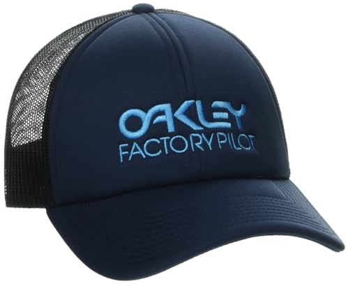 Oakley Men's Factory Pilot Trucker Hat Cap, Fathom, One Size