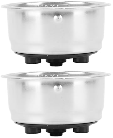 51 Mm 2 Tassen Siebträger Filterkorb Edelstahl Kaffeefilterkorb Delonghi Kaffeemaschine Siebträger