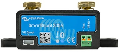 Victron Energy SmartShunt Battery Monitor (Bluetooth) - Victron Smart Shunt - 6.5V-70V, 300 amp
