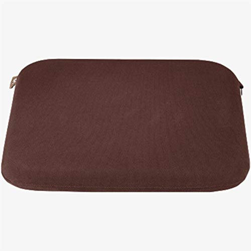 Generic Stuhl Pad Memory Foam Sitzkissen, Anti Rutsch Weiche Matte, Mit Waschbarer Abdeckung,Komfort Stuhl Kissen/Brauner Bach/40 * 40 * 3Cm