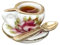 Hinge Head - Vintage Teacup and Teaspoon Decorative Door Frame Hinge Top Decoration,Cabinets Cup Art Door Topper Decoration, Creative Hinge Head Home Decor for Indoor Outdoor