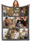 Tingwei Personalisierte Kuscheldecke, Warm, Flanell, 100% Polyester, 60 x 80 Zoll (150 x 200 cm), Personalisierte Decke, Geschenk für Mama, Papa, Paare, Freundin, Freund