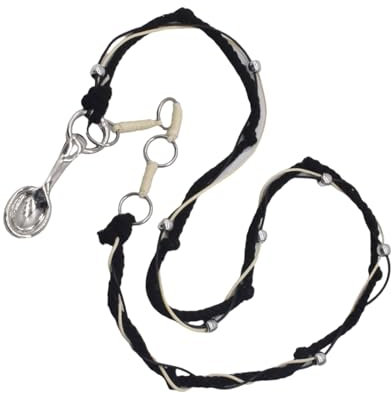 XAGMODSHN Unique Spoon Pendant Necklace Delicate Spoon Pendant Necklace Elegant Braided Strings Neckchain Adornments