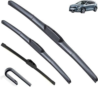 HOCAH Juego de Escobillas Limpiaparabrisas para KIA Niro 2016-2020 26in+16in+13in, Escobilla Coche Limpiaparabrisas Delantero, Fácil Instalación