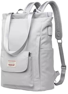Laptop Case Large-capacity Shoulder Bag Multifunctional Handbag Casual Shockproof 15.6-inch Laptop Bag Student Backpacks Laptop Bag(Gris)