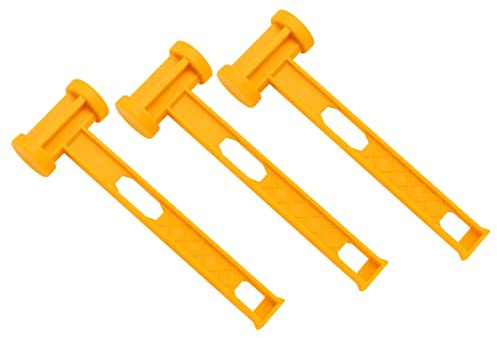 VICASKY 3stücke Praktischer Camping-zelthammer Leichtes Multifunktionales Zelt-hämmer Vibrationsdämpfendem Griff Für Outdoor Zeltheringe Zeltaufbau Wanderungen Und Rucksacktouren