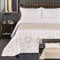 DecoKing Tagesdecke beige weiß Cappuccino Bettüberwurf mit abstraktem Muster zweiseitig pflegeleicht Alhambra, CHON/AL/WH+BEI/170, 170x210