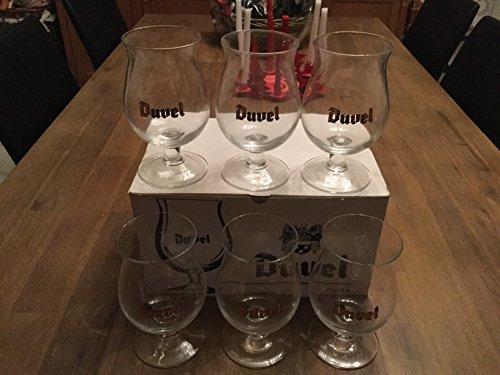 lot de 6 verre a biere duvel neuf superbe