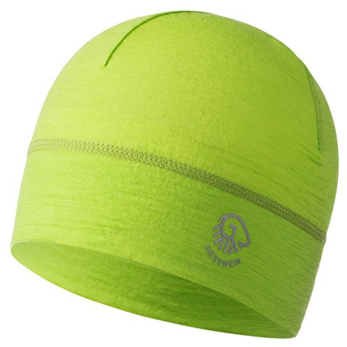 GIESSWEIN Mütze Gamsstein - Sportmütze aus 100% Merino Wolle, Damen & Herren Bike Cap, Sports Skull Merino Beanie, Leicht, dünn, bequem & helmkompatibel, Helm Unterziehmütze