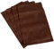 Lemos Home Platzset Tischset Platzdeckchen 4 Stück ca. 46 x 36 cm aus Baumwolle Viele Farben (Dunkelbraun)