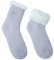 JARSEEN 2 Paia Calze di Lana Invernali Termiche Calzini Ricamo Carino Caldo Spessi Morbido Calzettoni Donna (2 Viola, EU 36-42)