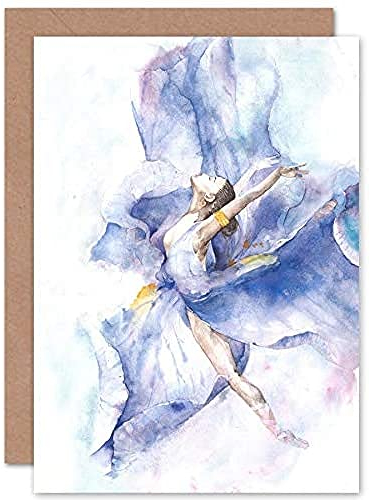 Wee Blue Coo Ballett Tanzendes Mädchen Geburtstagskarte