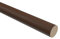Interdeco Holzstange in Nussbaum lackiert 16 mm Ø für Gardinenstangen, 100 cm