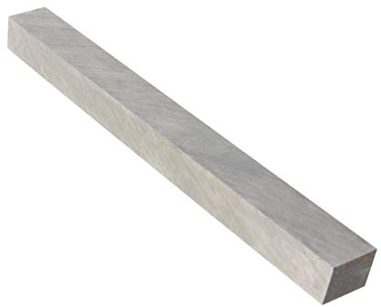 Utoolmart Quadratische Drehmaschine, Drehschleifer, Fräser, 200 mm, Gesamtlänge 16 mm Dicke, HSS, rechteckige Drehmaschine, Fliegenschneider, Fräser, Rohling zum Fräsen, Drehen, Trennen, Gravieren, 1