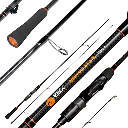 Zeck Predator Sparrow ST STL 1,90m 2-7g - Ultra Light Spinnrute für Barsche & Forellen, Barschrute für Softbaits & Hardbaits, Jigrute