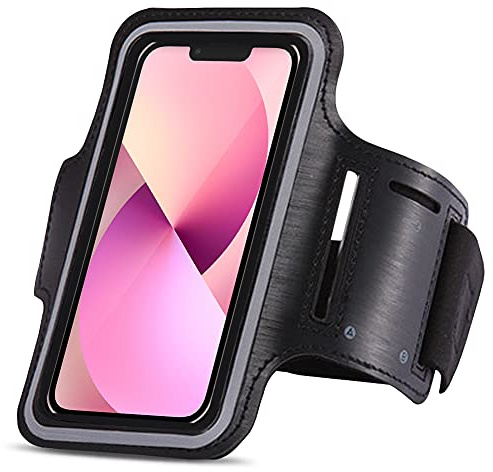 Sportarmband kompatibel für Apple iPhone 13 Mini Jogging Handy Tasche Hülle Schutzhülle Fitnesstasche Lauf Case