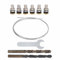 6Pcs Kraftstoff Gastank Entlüftungshut Motorrad Abdeckung Hut Entlüftungsventil Set mit Installationswerkzeugen Anti Static Auslaufsichere Gasdose Teile