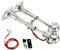YIYIDA Autohupe Car Horn 24V Bootshupe Edelstahl 160DB Doppelrohrhupe Elektrische Hupe Silber LKW Hupe 304 super laute Autolautsprecher Lufthupe geeignet für 24v Boot Auto Yacht RV Motorrad etc