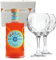 MALFY GIN ARANCIA 41% Vol 700 ml - Due Bicchieri In Vetro Borgonovo 620 ml